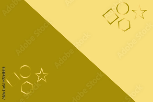 Golden vector background with blurry gradient style. holographic backdrop, colorful abstract smooth illustration, social media wallpaper.