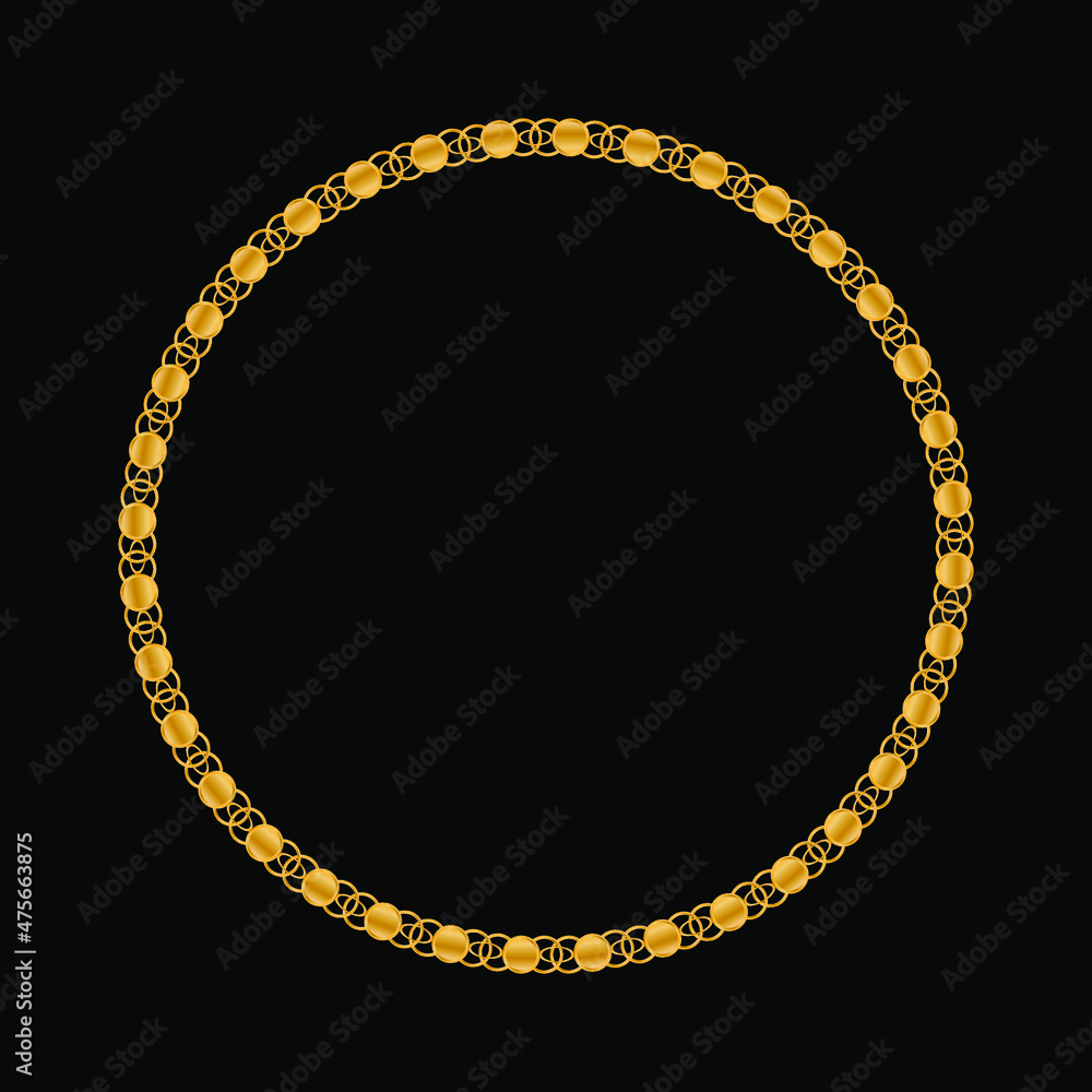 Naklejka premium golden ring with diamonds