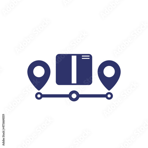 Dropshipping icon, order fulfillment vector