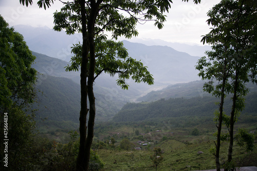 Annapurna Sanctuary trek part from Phedi to Pothana, Nepal photo