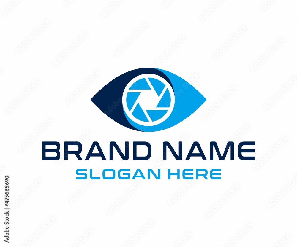 Modern photography studio logo Modern photography studio logo