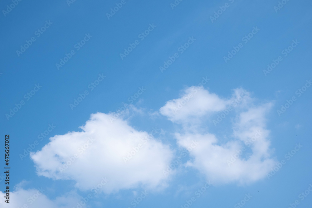 Sky. Blue sky. Cloud On a clear day.. Background. Daytime. Sky. Blue sky. Cloud On a clear day.. Background. Daytime.