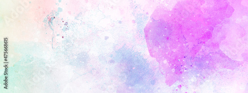 Abstract colorful painting for texture background. Splash acrylic colorful background. banner for wallpaper, Painted Illustration. Fantasy smooth light pink abstract watercolor painted background,