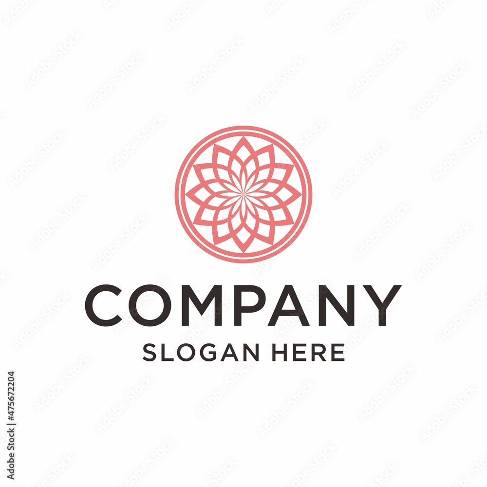 Spa business logo lotus Flower icon design Vector Spa business logo lotus Flower icon design Vector