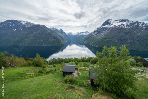 View from Geiranger fjord.