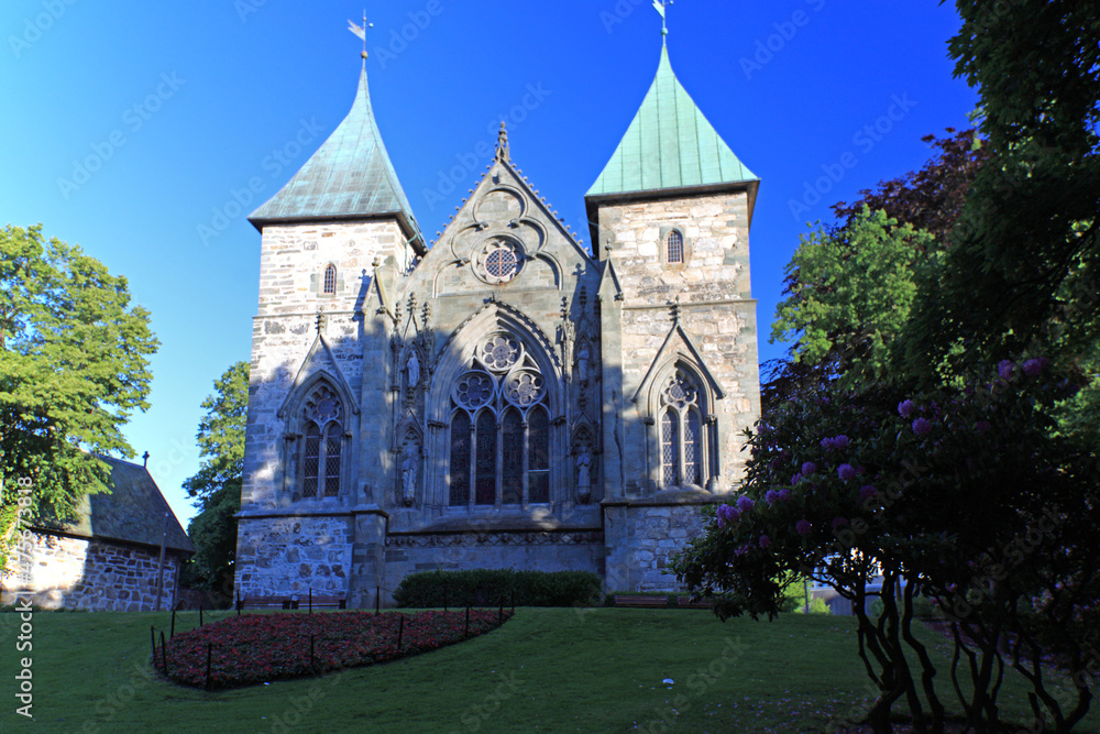 Stavanger domkirke, the oldest cathedral in Norway.