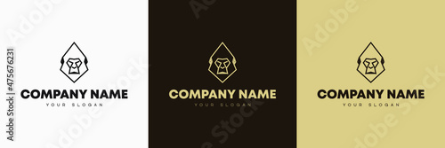 Minimal line versatile animal logo template icon design © VPcreativeshop