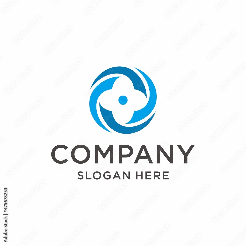 Modern cross health logo design inspiration Modern cross health logo design inspiration