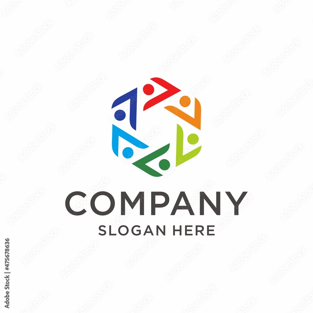 Abstract people and family logo collection,people icons Abstract people and family logo collection,people icons