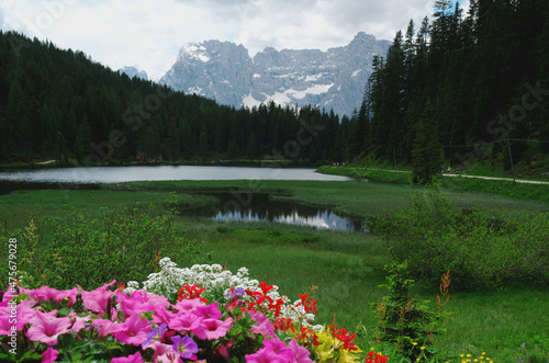 Alpine Resort near Lake Misurina ( Italian: Lago di Misurina ) - Auronzo di Cadore, Italy photo