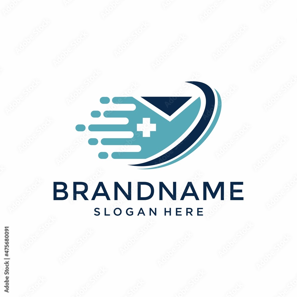 Fototapeta premium Health express logo vector