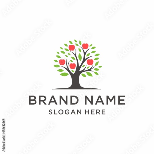 Apple tree logo design inspiration
