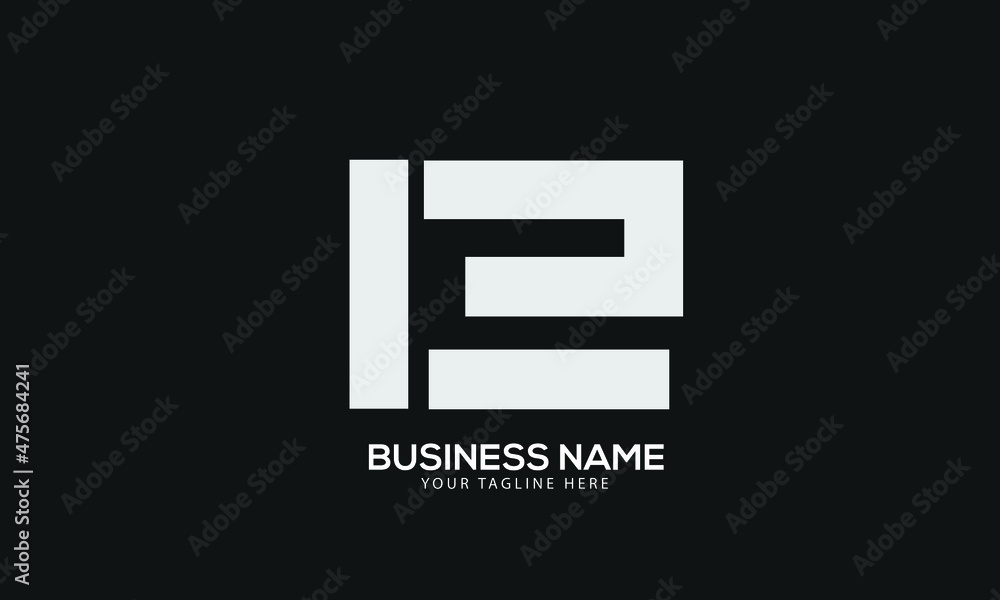 Alphabet LB or BL abstract monogram vector logo template Alphabet LB or BL abstract monogram vector logo template