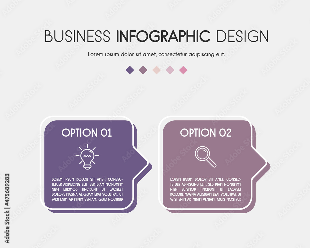 Obraz premium Business infograph with icons. Vector