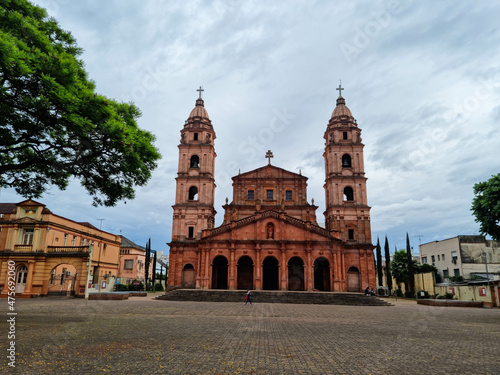 Santo Ângelo RS. Cathedral of Santo Angelo and its beautiful architecture