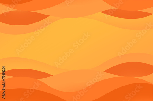 abstract orange wave curve background
