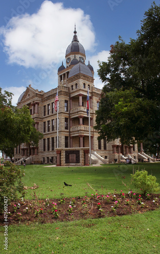 Denton County Courthouse in downtown Denton, TX photo