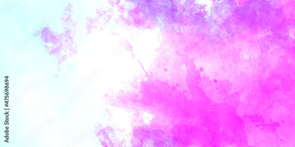 Colorful sky with Soft clouds. Fantasy magical sunny sky pastel background is fluffy white cloud. Freedom wallpaper concept. Red watercolor background. Abstract hand paint square stain background Colorful sky with Soft clouds. Fantasy magical sunny sky pastel background is fluffy white cloud. Freedom wallpaper concept. Red watercolor background. Abstract hand paint square stain background