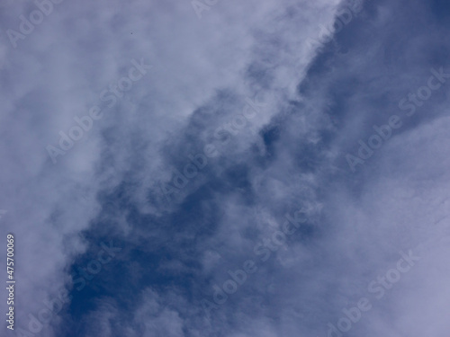 Blue Sky Background, Panorama, cloudy sky 