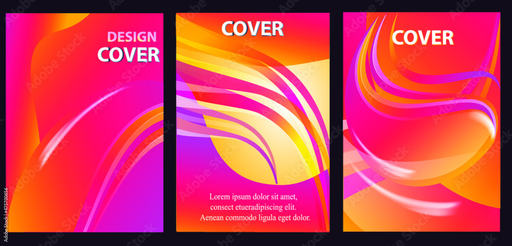 Abstract vector covers design template Abstract vector covers design template