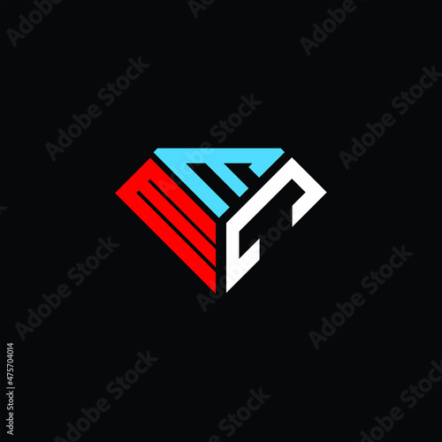 MEC letter logo creative design. MEC unique design