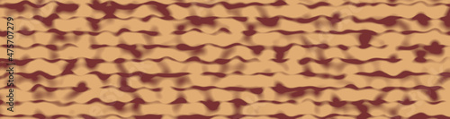 Wallpaper Mural texture with wavy lines. horizontal stripes in brown and beige. wood grain texture. banner for insertion on site. 3D image. 3D rendering. Torontodigital.ca