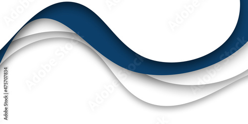 Abstract blue colorful line background, color flow liquid wave for design brochure, website, flyer photo