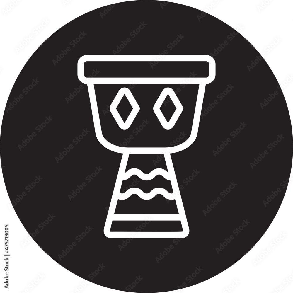 bongo glyph icon bongo glyph icon