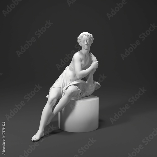 3D render art statue sculpture thetis