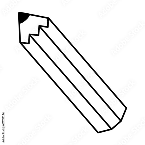 鉛筆のイラスト（ベクター）