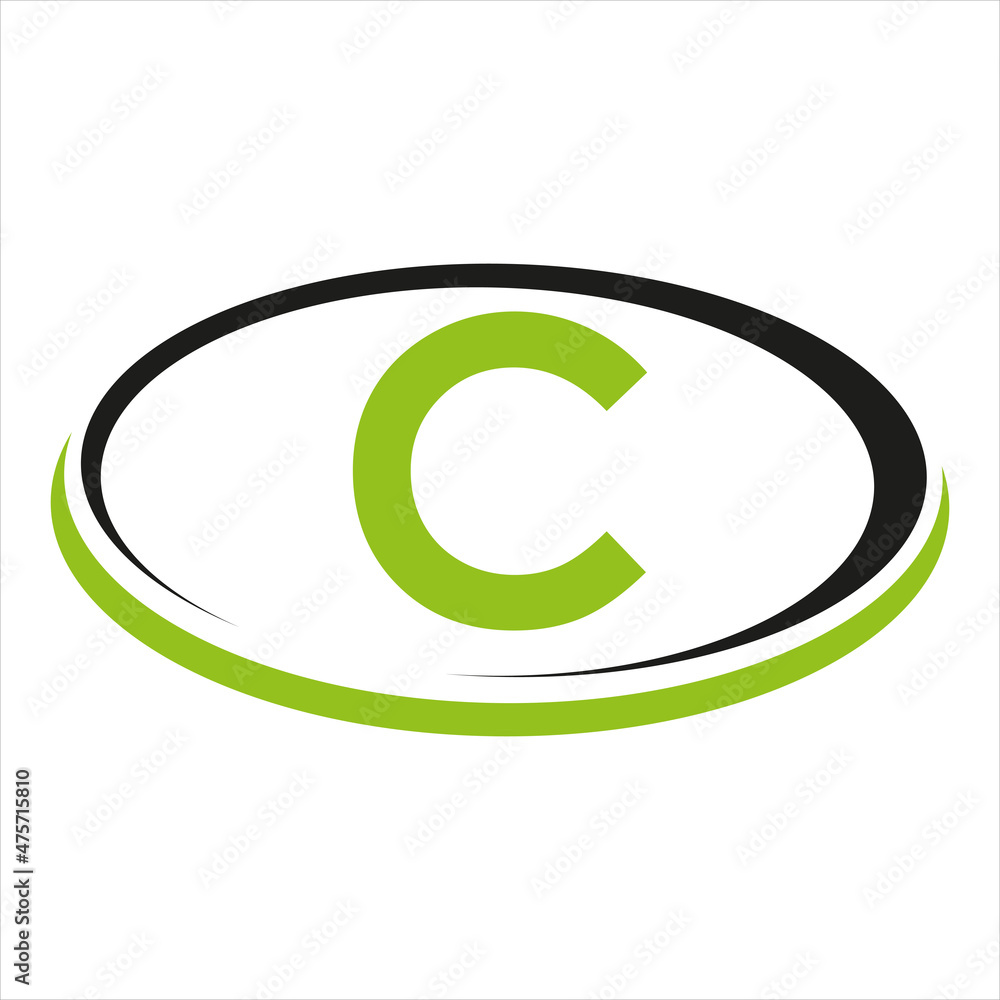 C logo simple design isolated on white background. vector illustration C logo simple design isolated on white background. vector illustration