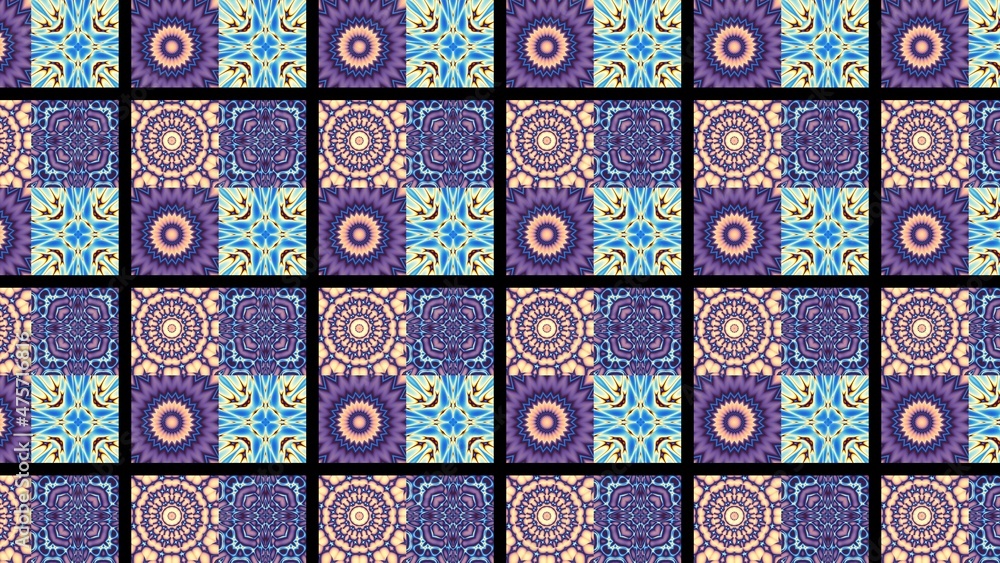 Digital fractal pattern. Abstract background. Digital fractal pattern. Abstract background.