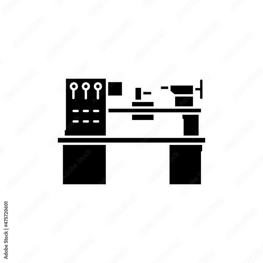 Lathe olor line icon. Pictogram for web page, mobile app, promo. Lathe olor line icon. Pictogram for web page, mobile app, promo.