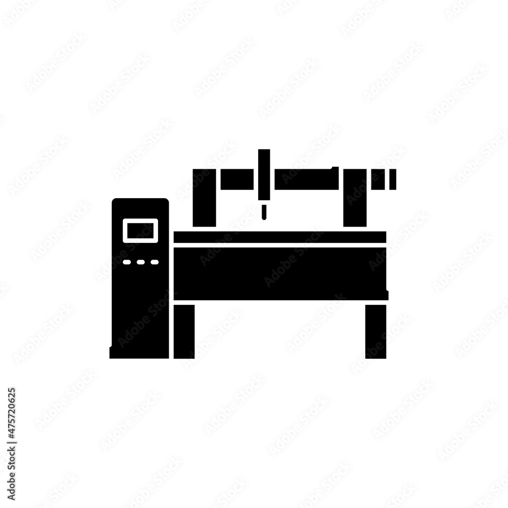 Laser machine olor line icon. Pictogram for web page, mobile app, promo. Laser machine olor line icon. Pictogram for web page, mobile app, promo.