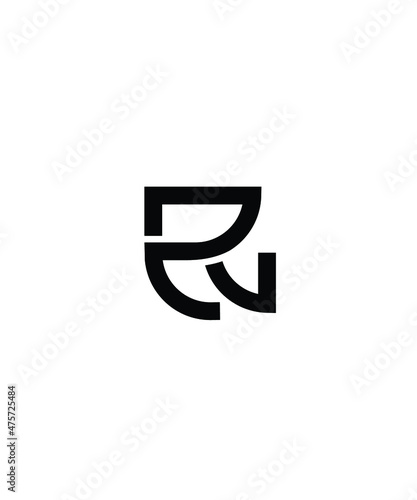 Abstract logo of initial RN