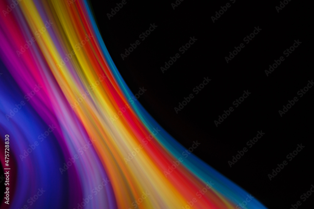 Colored blurred light lines. Abstraction of light. Colored blurred light lines. Abstraction of light.