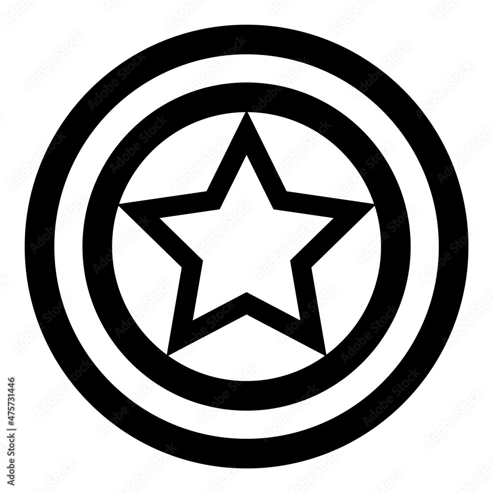 Stars Flat Icon Isolated On White Background Stars Flat Icon Isolated On White Background