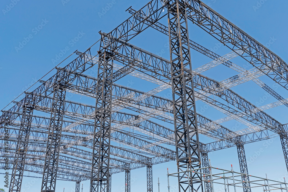 steel structure workshop is under construction steel structure workshop is under construction