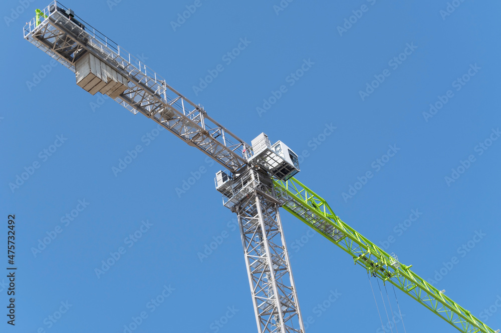 construction crane at sky as background construction crane at sky as background