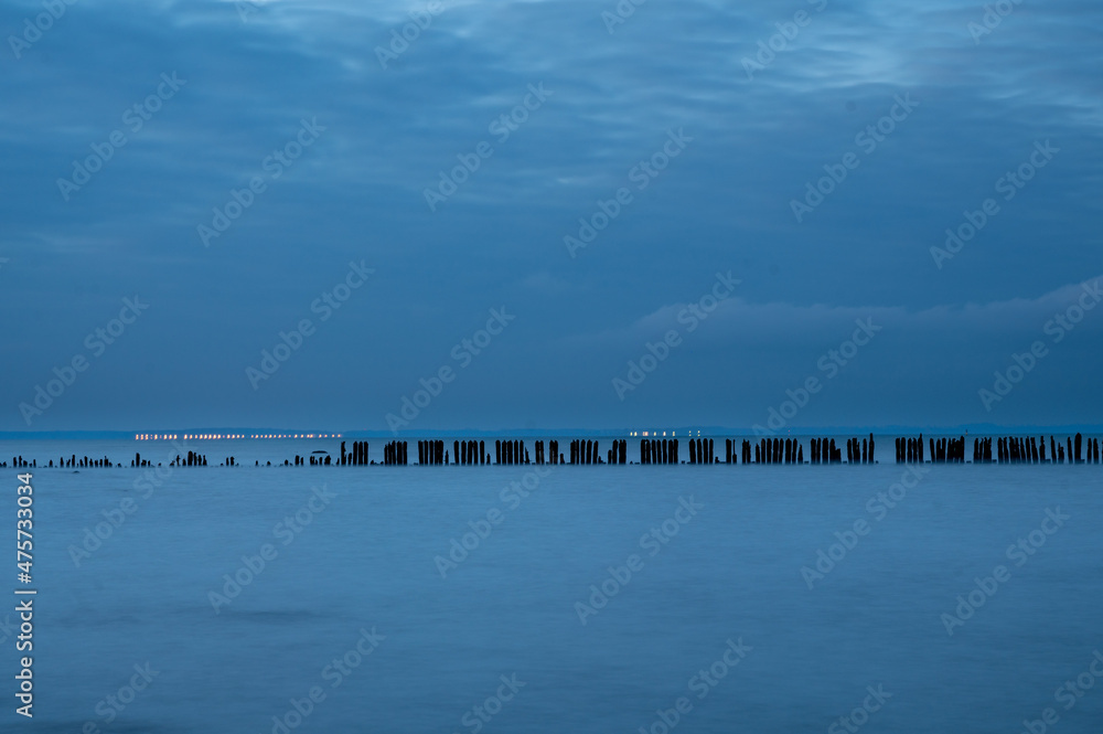 Fototapeta premium Wellenbrecher