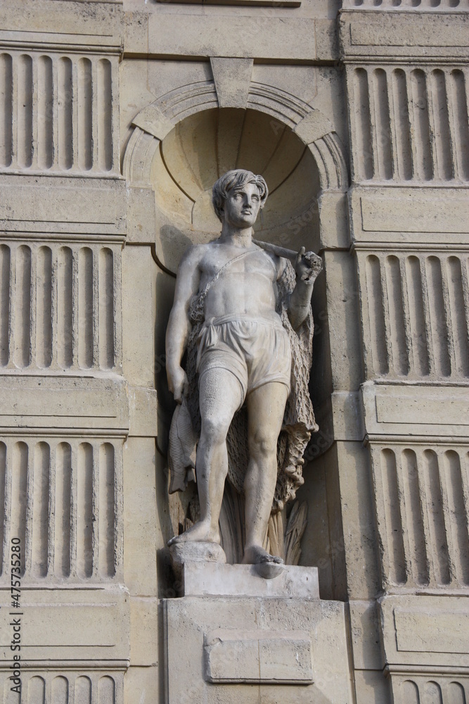 Obraz premium Statue de jeune berger