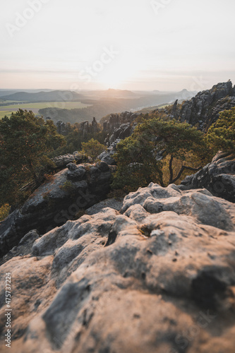 rocks in the mountains