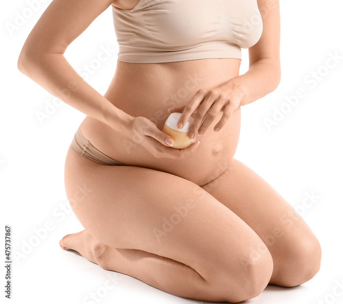 Beautiful pregnant woman wi...