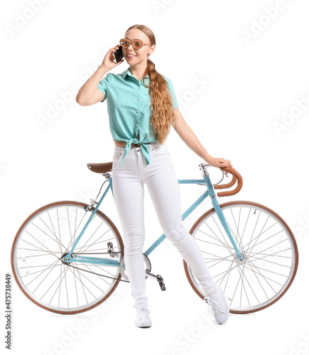 Pretty teenage girl with bi...