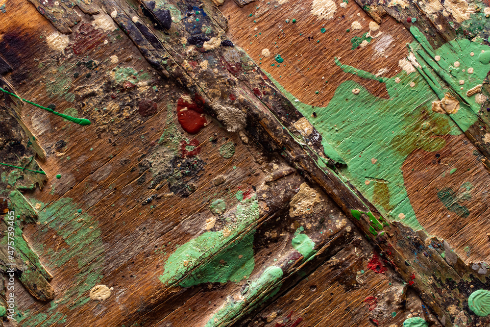Fototapeta premium texture of old dirty paint board
