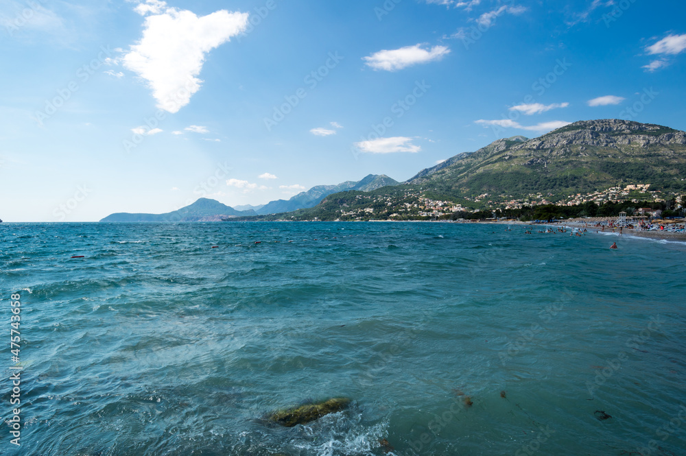 View of the coast of Adriatic sea