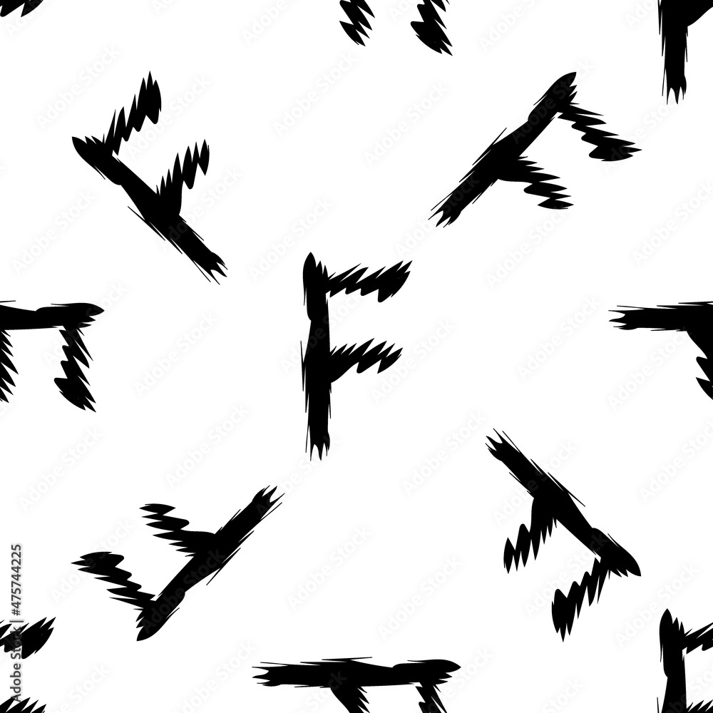 Black alphabet letters on white background. Seamless abstract vector geometric pattern. Perfect for gift wrapping paper, Bed sheets and interior. School and learning theme. Black alphabet letters on white background. Seamless abstract vector geometric pattern. Perfect for gift wrapping paper, Bed sheets and interior. School and learning theme.