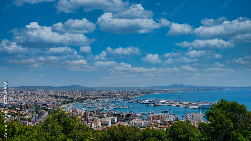 Palma de Mallorca cityscape view