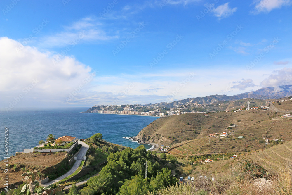 Costa Tropical coast in Andalucia