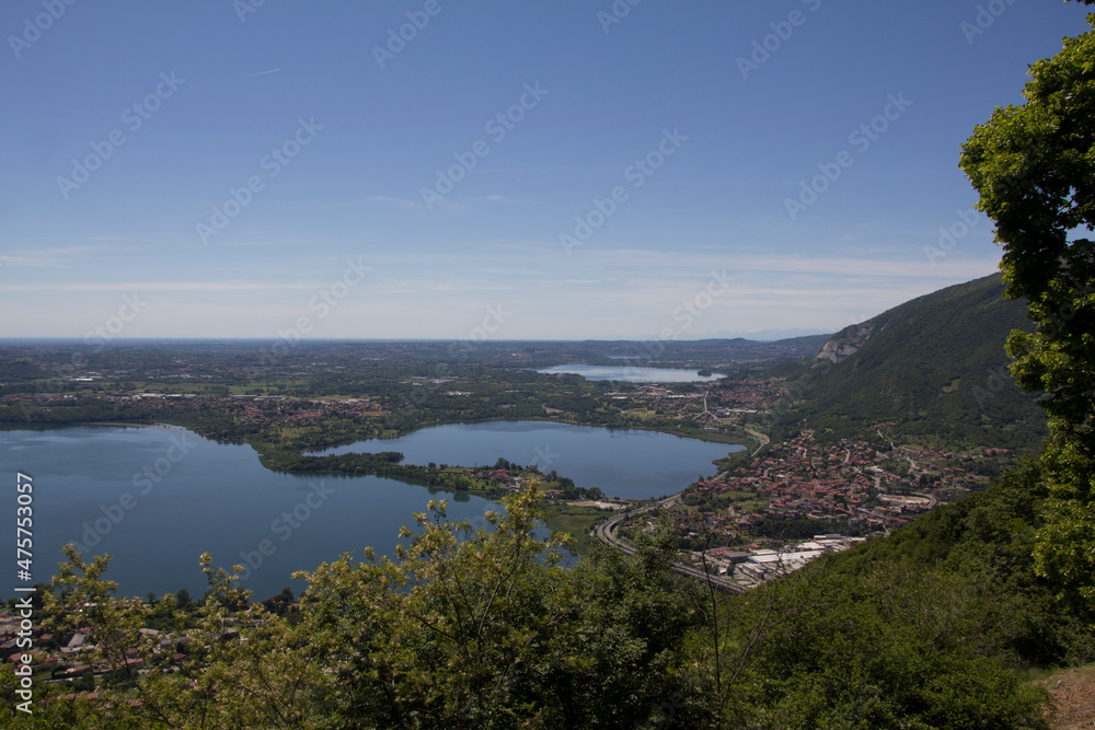 Panorame from the Barro Mountain near Lecco